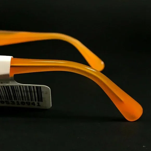 Ray-Ban RB 1518 3545 Eyeglasses Frames Orange Clear Rectangular 46-16-125